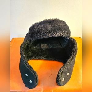 New Era EK Black Dog Ear winter Hat | Size Large